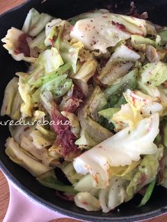 キャベツとコンビーフの炒め物-レシピのメイン写真