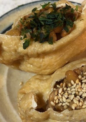 納豆おいなりさん　-レシピのメイン写真