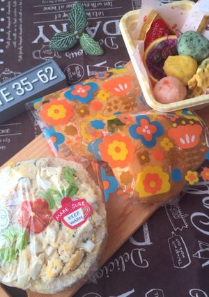 オープンサンドとピザパン 詰め方-レシピのメイン写真