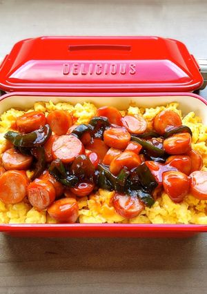 10分弁当♪甘辛丼♪-レシピのメイン写真