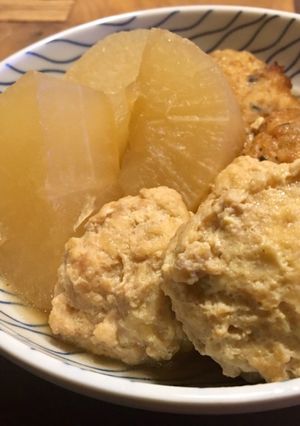 しみしみジュワ〜鶏団子と大根の煮物-レシピのメイン写真