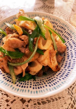 作り置き！お弁当にも！竹輪と豚肉の生姜焼-レシピのメイン写真