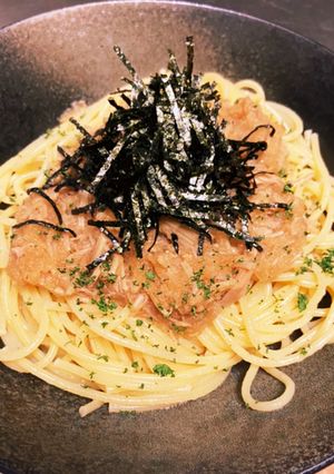 和風なめたけおろしパスタ-レシピのメイン写真