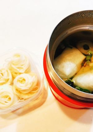 永谷園で簡単！そうめんスープ　マグランチ-レシピのメイン写真