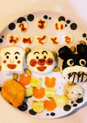 2歳誕生日　アンパンマンご飯-レシピのメイン写真