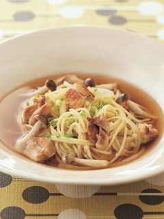 鶏の和風スープパスタ-レシピのメイン写真