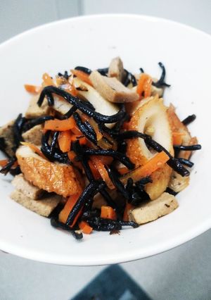 簡単♪ひじきと一口高野豆腐の煮物♪-レシピのメイン写真