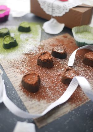 タベルモビター生チョコ&抹茶生チョコ-レシピのメイン写真
