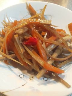 美味しい!きんぴらごぼう-レシピのメイン写真