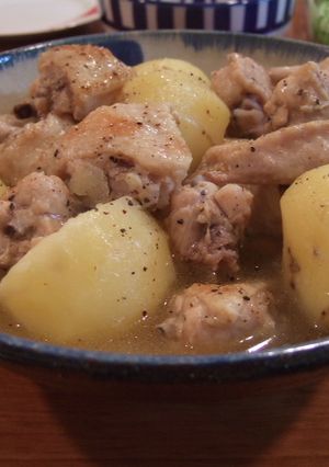 安い！簡単！！鶏とジャガイモの塩煮-レシピのメイン写真
