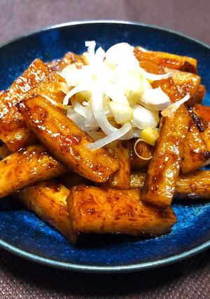 長芋だけのピリ辛味噌炒め★おつまみにも-レシピのメイン写真