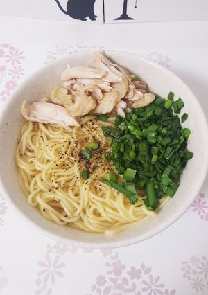 本格鶏ガラ出しの二ラーメン-レシピのメイン写真