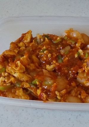 何食べ⭐️シロさんのエビチリ-レシピのメイン写真