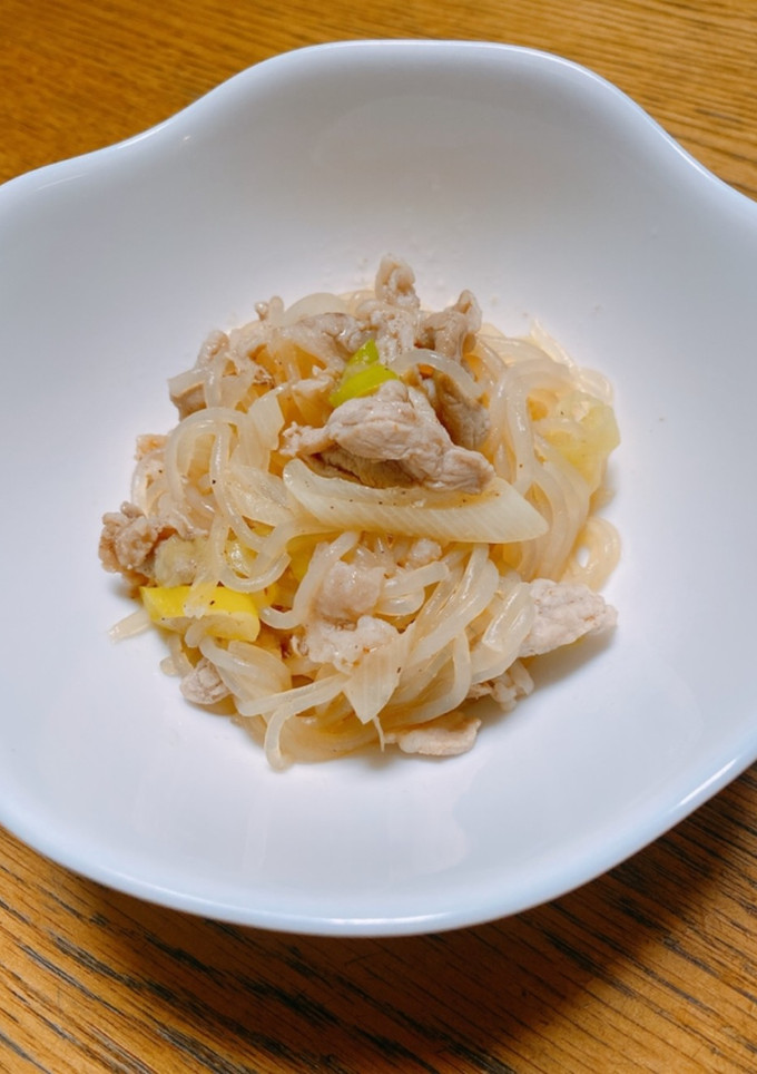 しらたきと豚肉のオイスターソース炒め-レシピのメイン写真