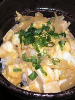 ふわとろ♪豆腐たまご丼-レシピのメイン写真