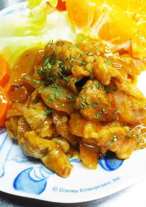 豚バラ肉のポークチャップ-レシピのメイン写真