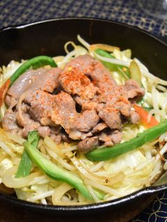 ラムのジンギスカン風肉野菜炒め-レシピのメイン写真
