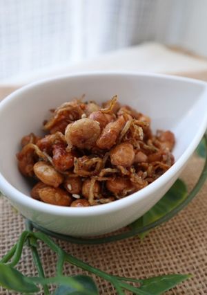 給食の味を節分に♪福豆とじゃこの甘辛炒め-レシピのメイン写真
