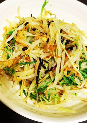 茹でるだけ もやしと水菜の和風ナムル-レシピのメイン写真