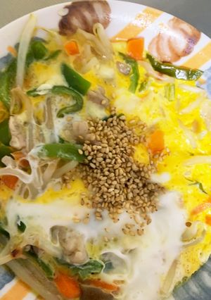 全てレンジビックリドンキーサラダ豚平焼風-レシピのメイン写真
