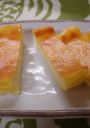 甘さ控えめ♪ベイクドチーズケーキ-レシピのメイン写真