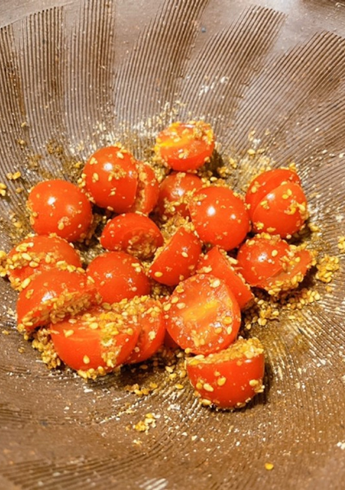 ミニトマトの胡麻和え-レシピのメイン写真