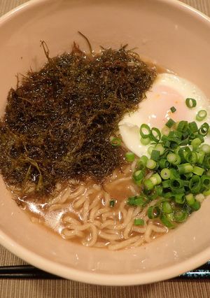 ふのりラーメン-レシピのメイン写真