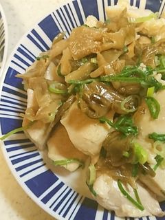鶏むね肉のザーサイ炒め-レシピのメイン写真