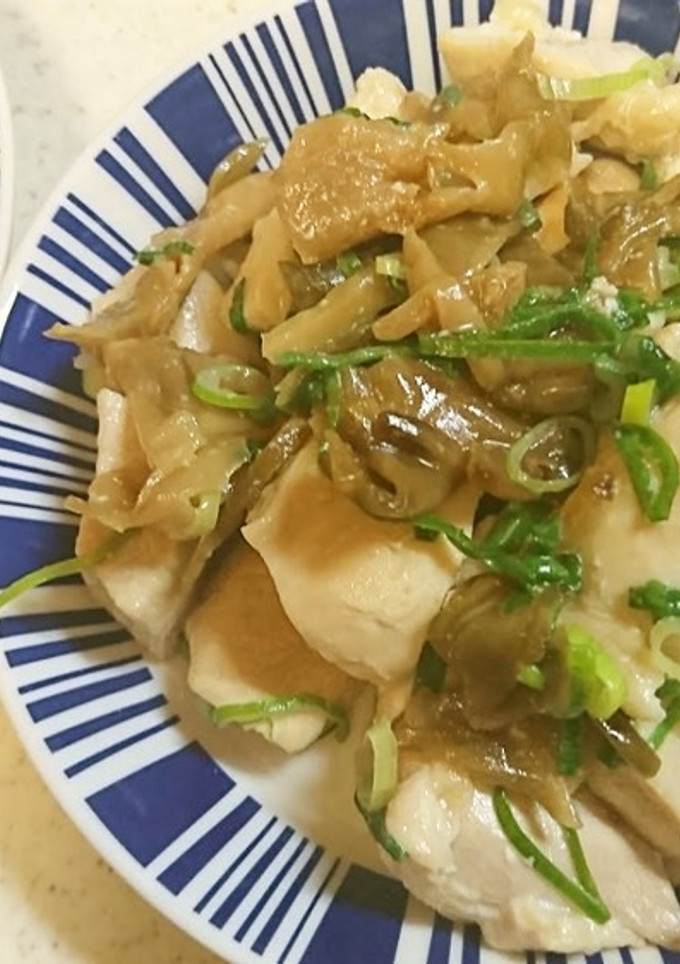 鶏むね肉のザーサイ炒め-レシピのメイン写真