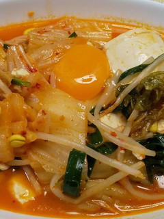 キムチ鍋風【簡単】味噌スンドゥブチゲ-レシピのメイン写真
