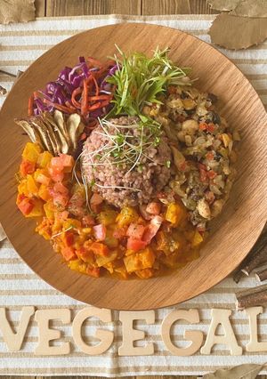 ミックスビーンズグリーンキーマカレー-レシピのメイン写真