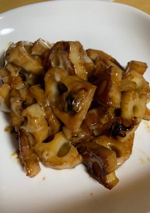レンコンとチーズの濃口炒め-レシピのメイン写真