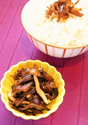 ☺簡単作り置き♪生きくらげとしめじの佃煮-レシピのメイン写真