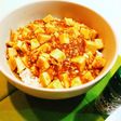 残った鶏そぼろをリメイク!麻婆丼