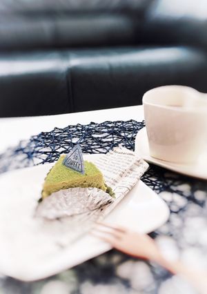 超簡単♡おから抹茶ベイクドチーズケーキ♡-レシピのメイン写真