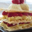 いちごのミルフィーユ【揚げ湯葉でサクサク