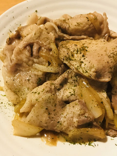 豚ロース肉●あまから&レモンの生姜焼き-レシピのメイン写真