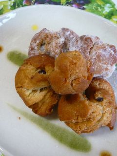 ホットケーキミックスでまめ豆ドーナッツ-レシピのメイン写真