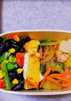 野菜たっぷりカラフル弁当-レシピのメイン写真