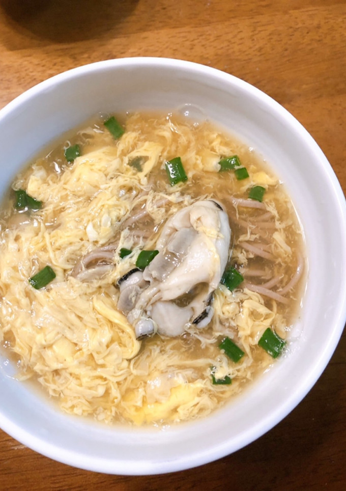 牡蠣卵とじ蕎麦-レシピのメイン写真