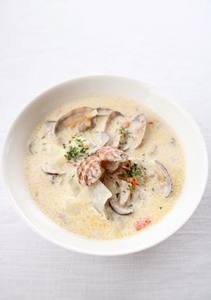 旨味たっぷり【クラムチャウダー】-レシピのメイン写真