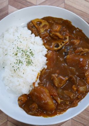 レンコンとナスの野菜カレー2〜3人分-レシピのメイン写真