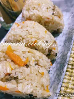 中華おこわ 炊飯器 もち米:白米=1:1-レシピのメイン写真