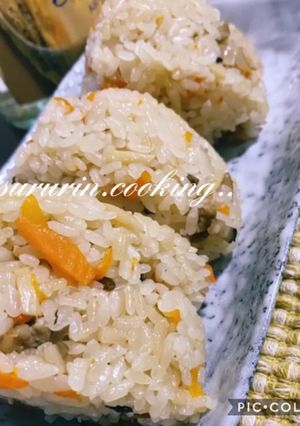 中華おこわ 炊飯器 もち米:白米=1:1-レシピのメイン写真