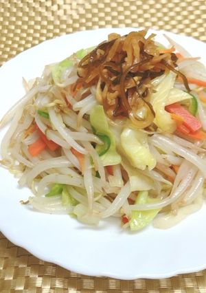 野菜炒め（おかずしょうが添え）-レシピのメイン写真