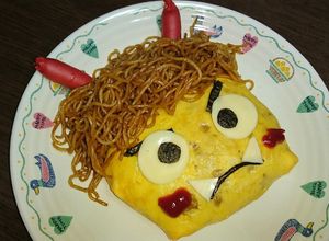 節分やキャラ弁にも♪黄色鬼さん焼きそば♪-レシピのメイン写真