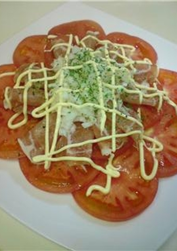 トマトと生ハムのサラダ-レシピのメイン写真