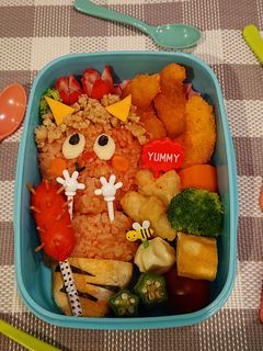 節分☆可愛い鬼のキャラ弁❤️-レシピのメイン写真
