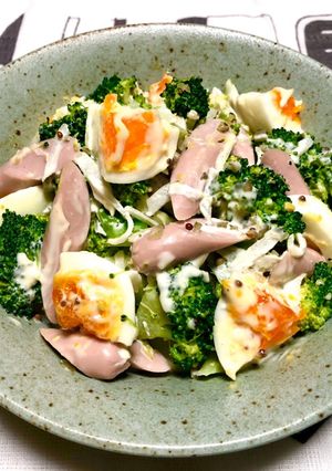 魚肉ソーセージとブロッコリーのマヨサラダ-レシピのメイン写真
