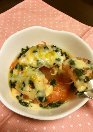 簡単☆トマトのグラタン風スープ-レシピのメイン写真